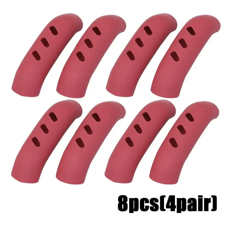 Capa de Silicone para Cabo de Panela – 2 ou 8 Peças Antiderrapantes e Isolantes de Calor para Panelas, Caçarolas e Vaporizadores