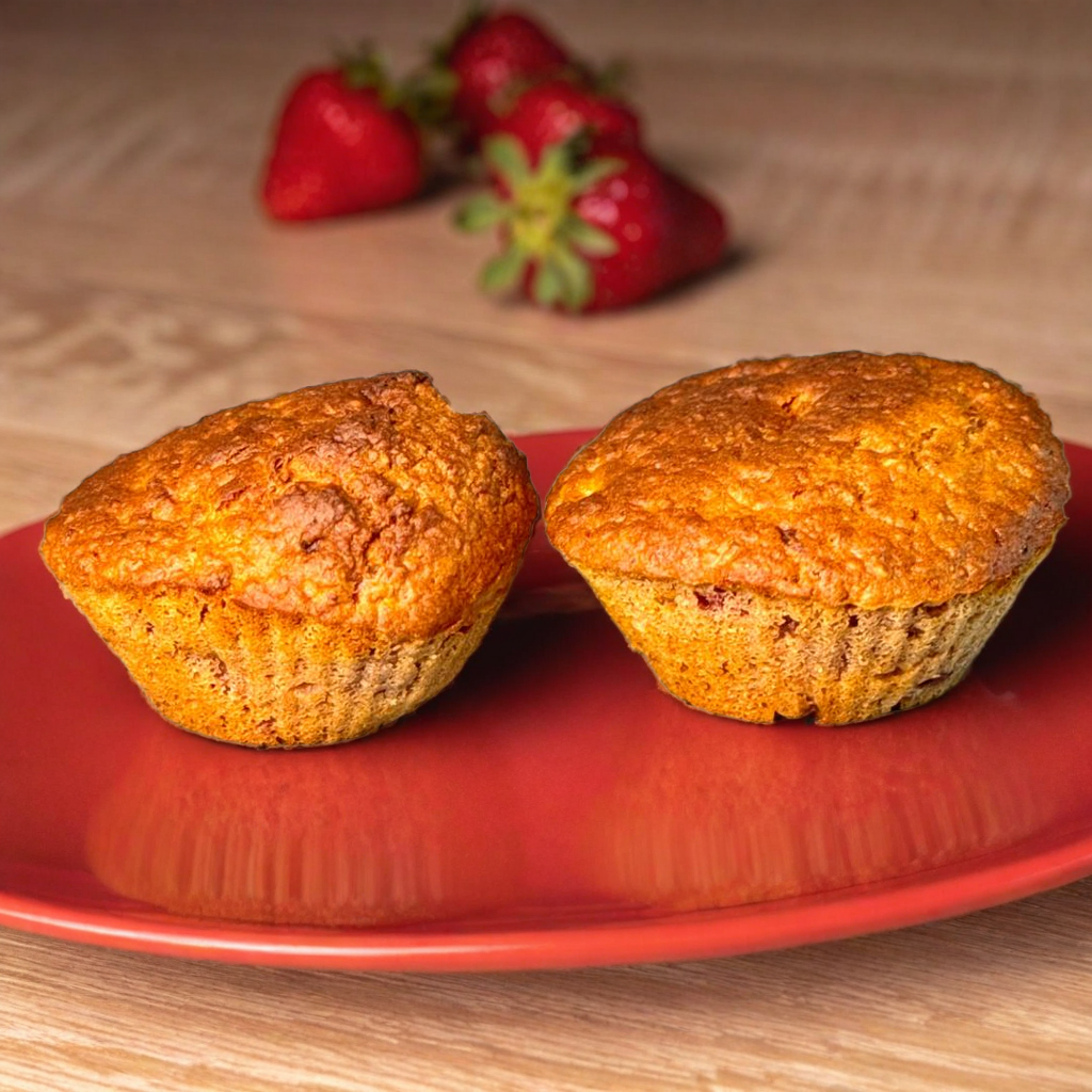 Muffin de Morango Vegano Nahterra