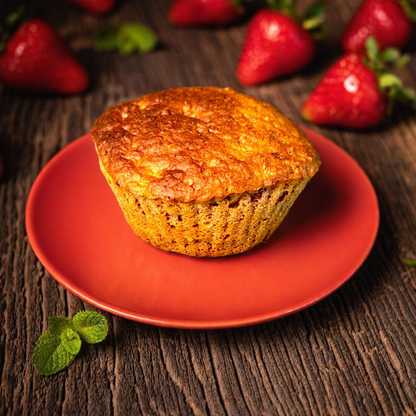 Muffin de Morango Vegano Nahterra