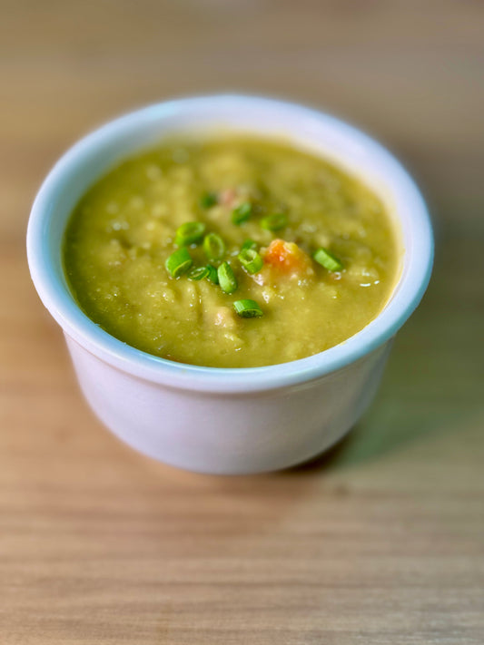 Caldo de ervilha com calabresa Nahterra