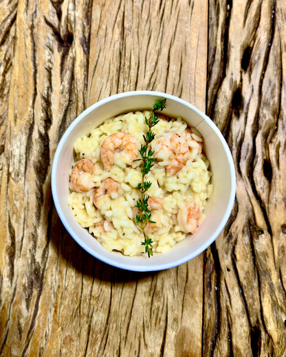 Risoto de camarão Nahterra