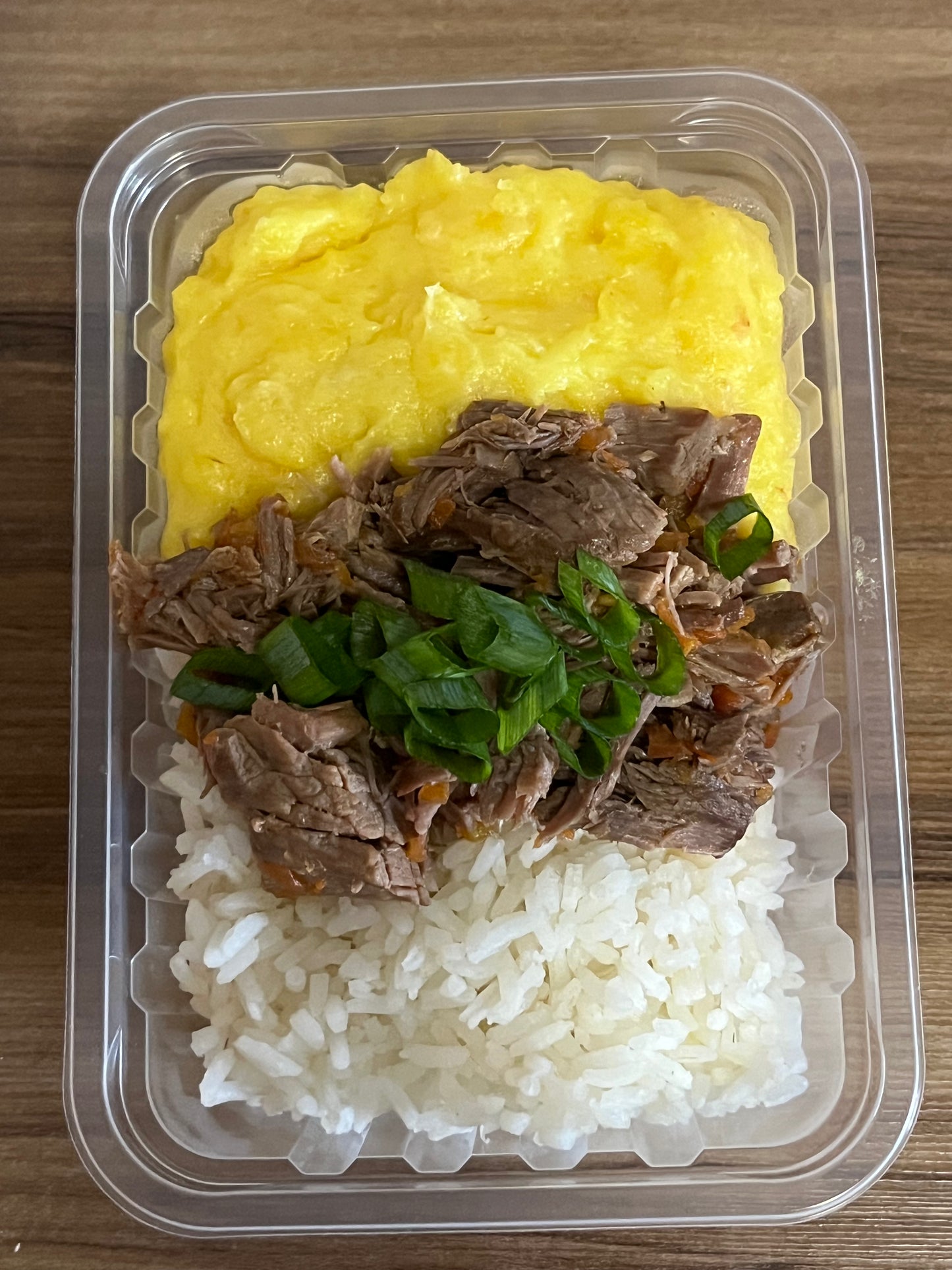 Creme de baroa com patinho desfiado e arroz - NahTerra