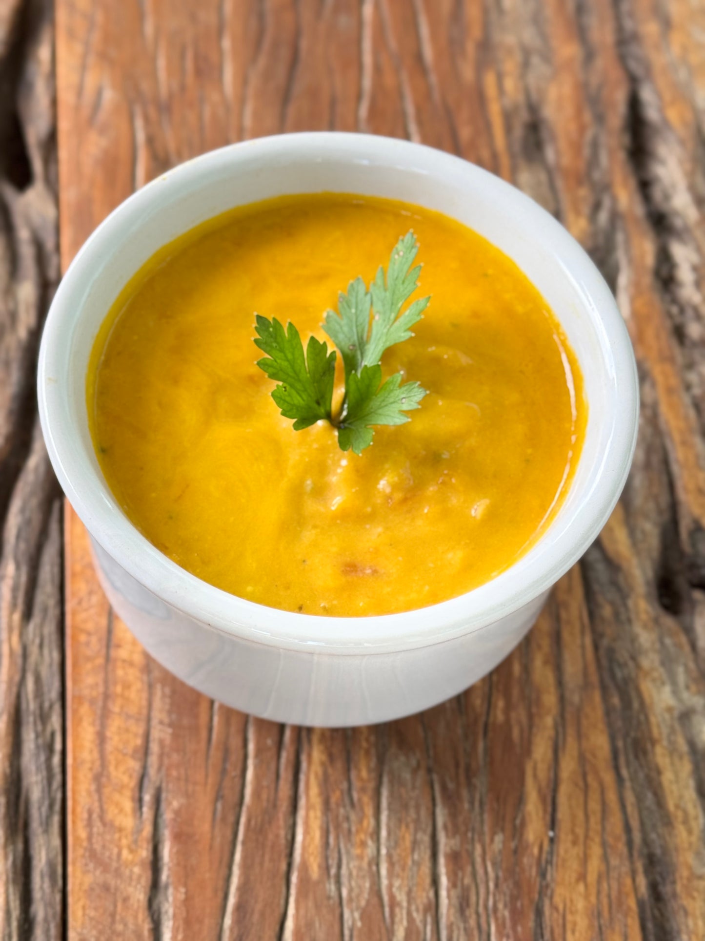 Caldo de abóbora com Gorgonzola - NahTerra