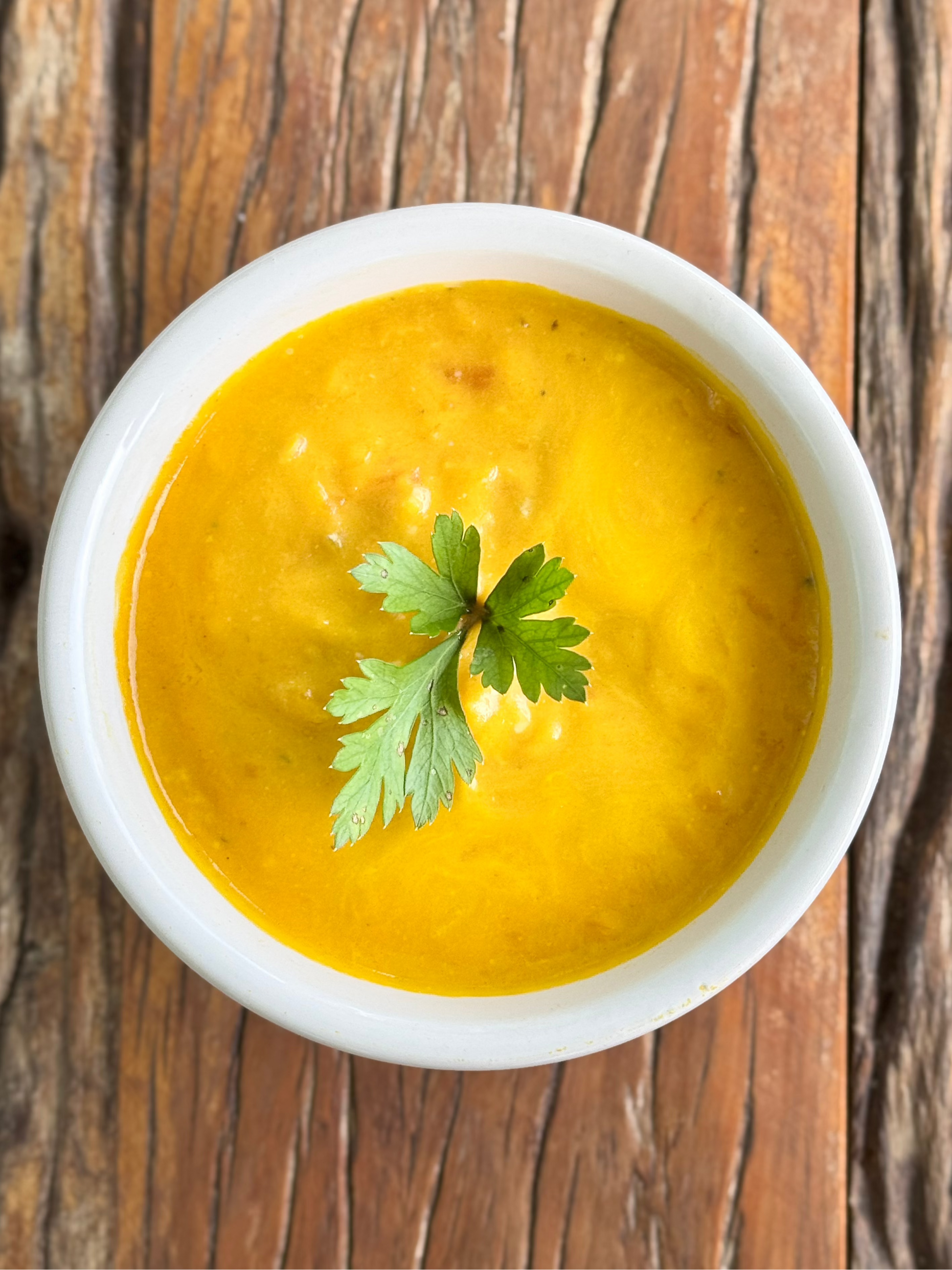 Caldo de abóbora com Gorgonzola - NahTerra
