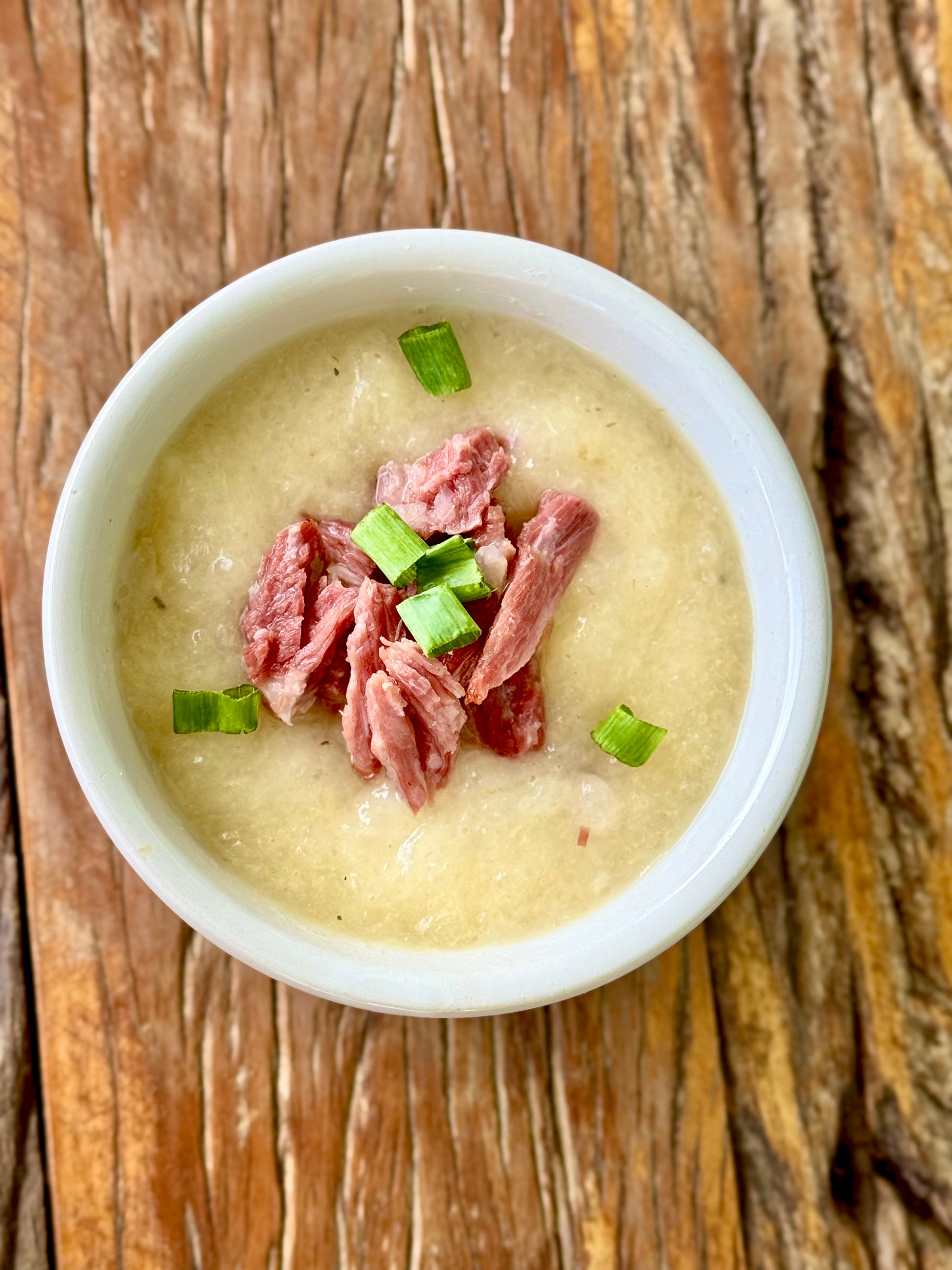 Caldo de Aipim com carne seca - NahTerra