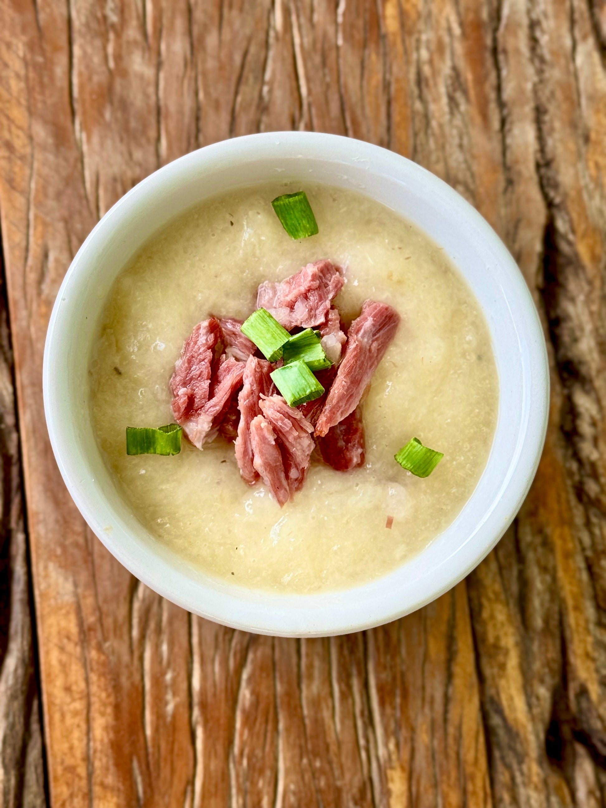 Caldo de Aipim com carne seca - NahTerra