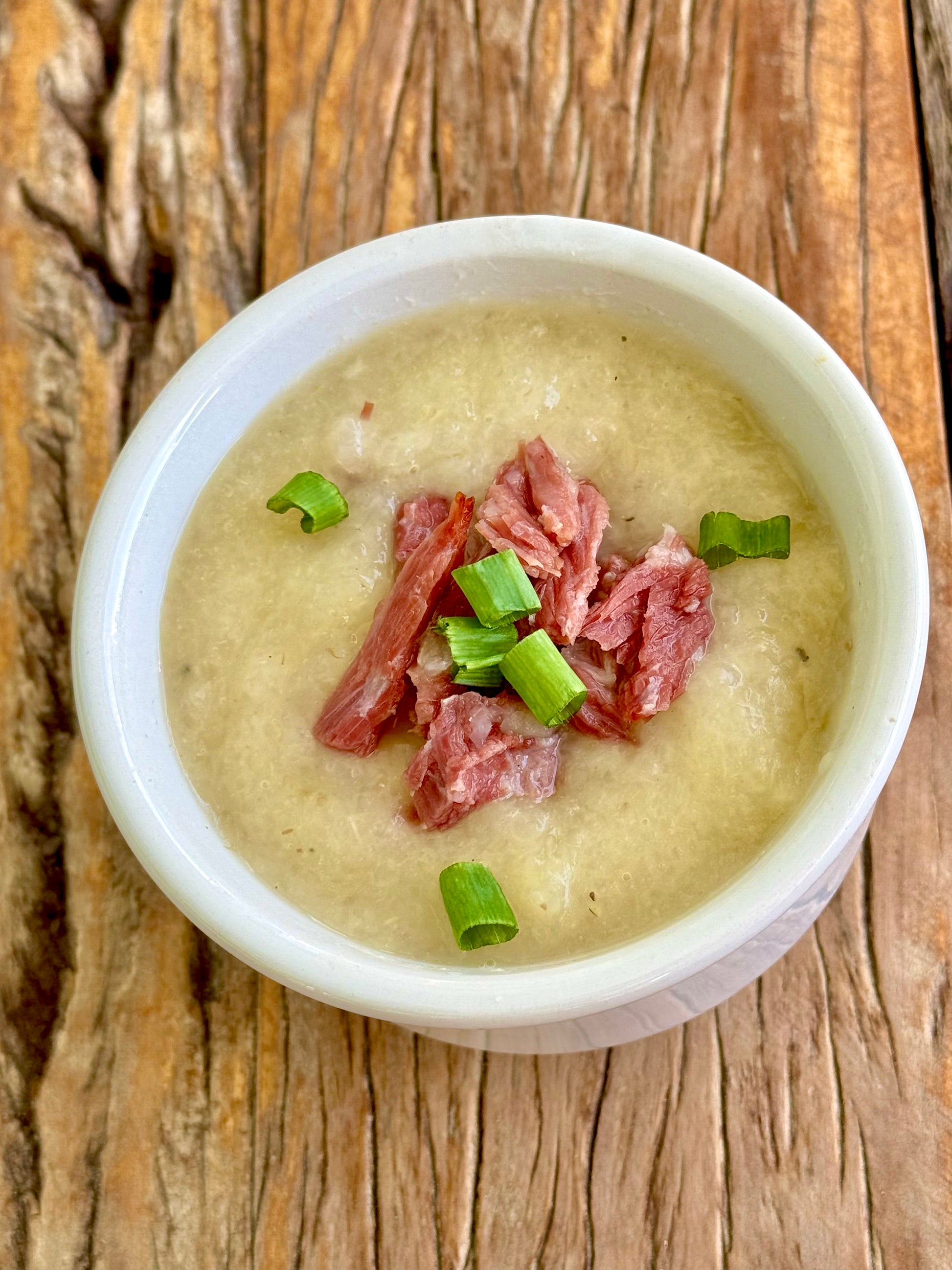 Caldo de Aipim com carne seca - NahTerra