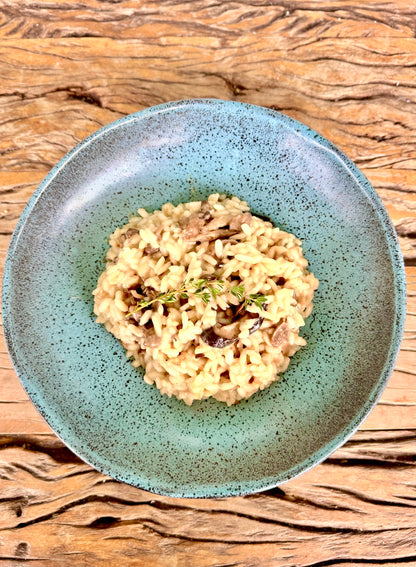 Risoto cremoso de cogumelos Nahterra
