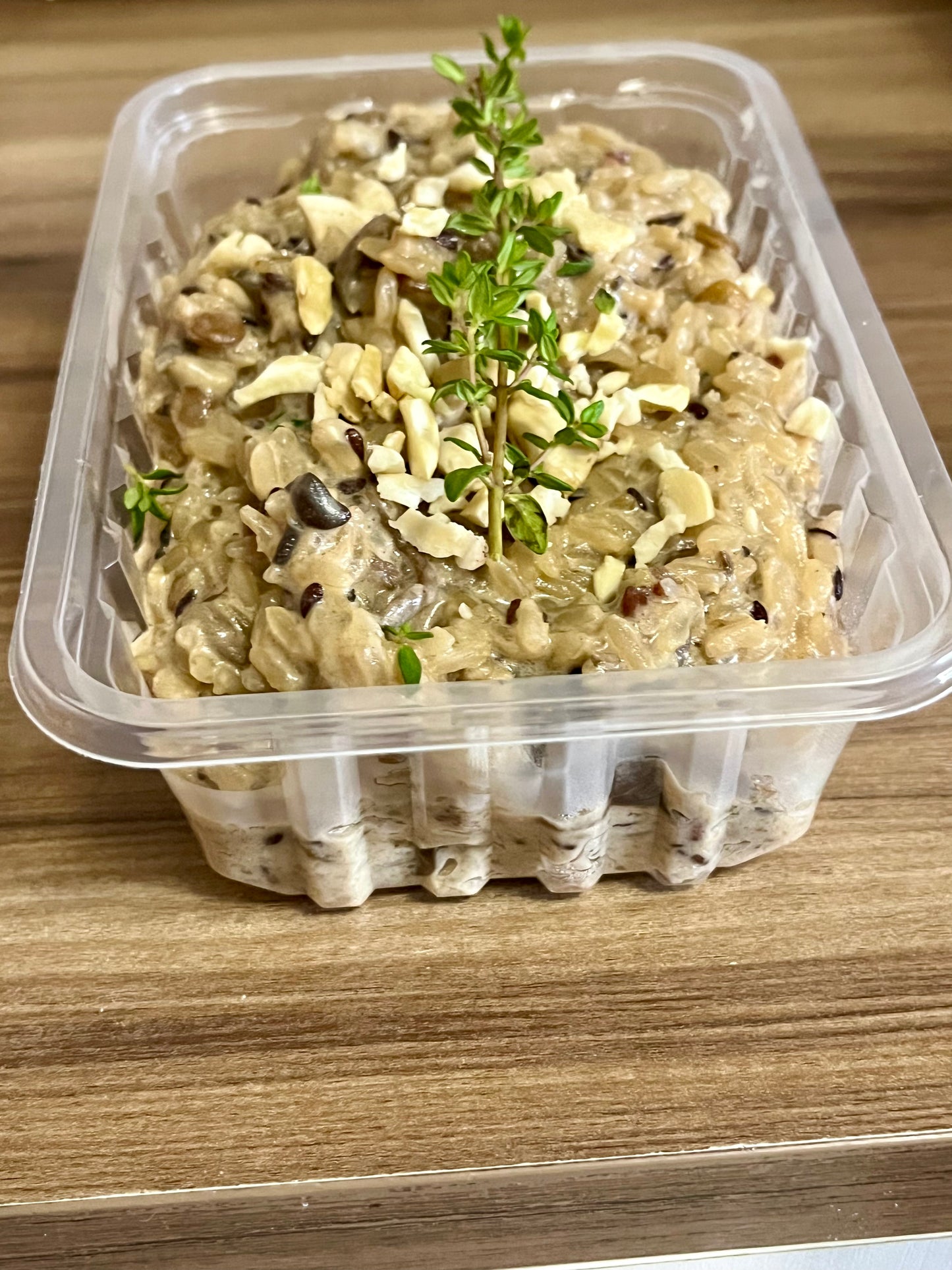 Risoto arroz 7 grãos com mix de cogumelos