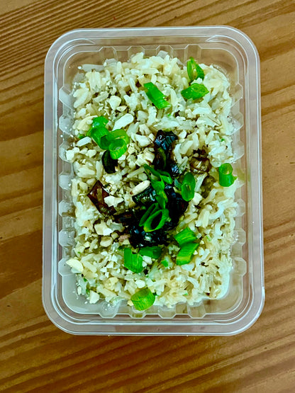 Risoto fake de Alho poró