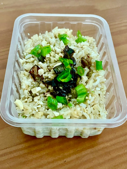 Risoto fake de Alho poró