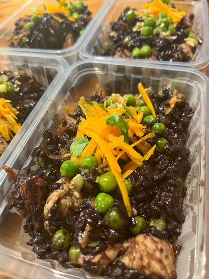 Risoto de arroz negro ao curry - NahTerra