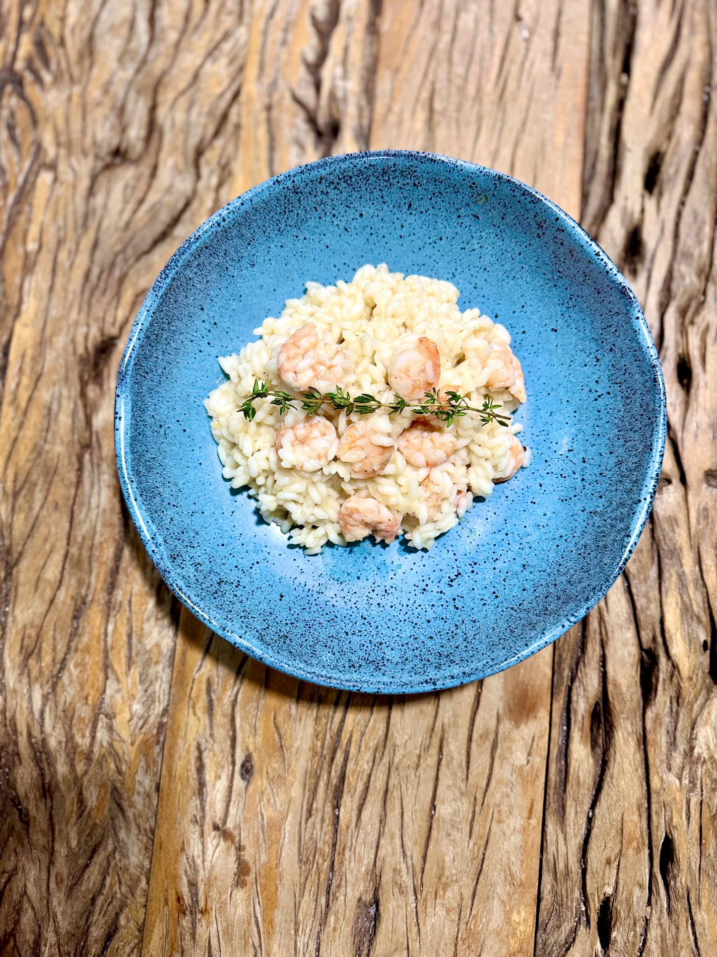Risoto de camarão Nahterra