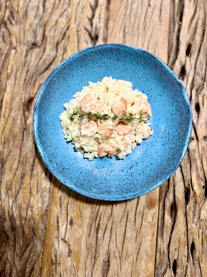 Risoto de camarão Nahterra