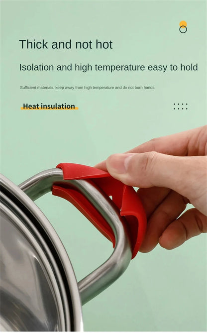 Capa de Silicone para Cabo de Panela – 2 ou 8 Peças Antiderrapantes e Isolantes de Calor para Panelas, Caçarolas e Vaporizadores