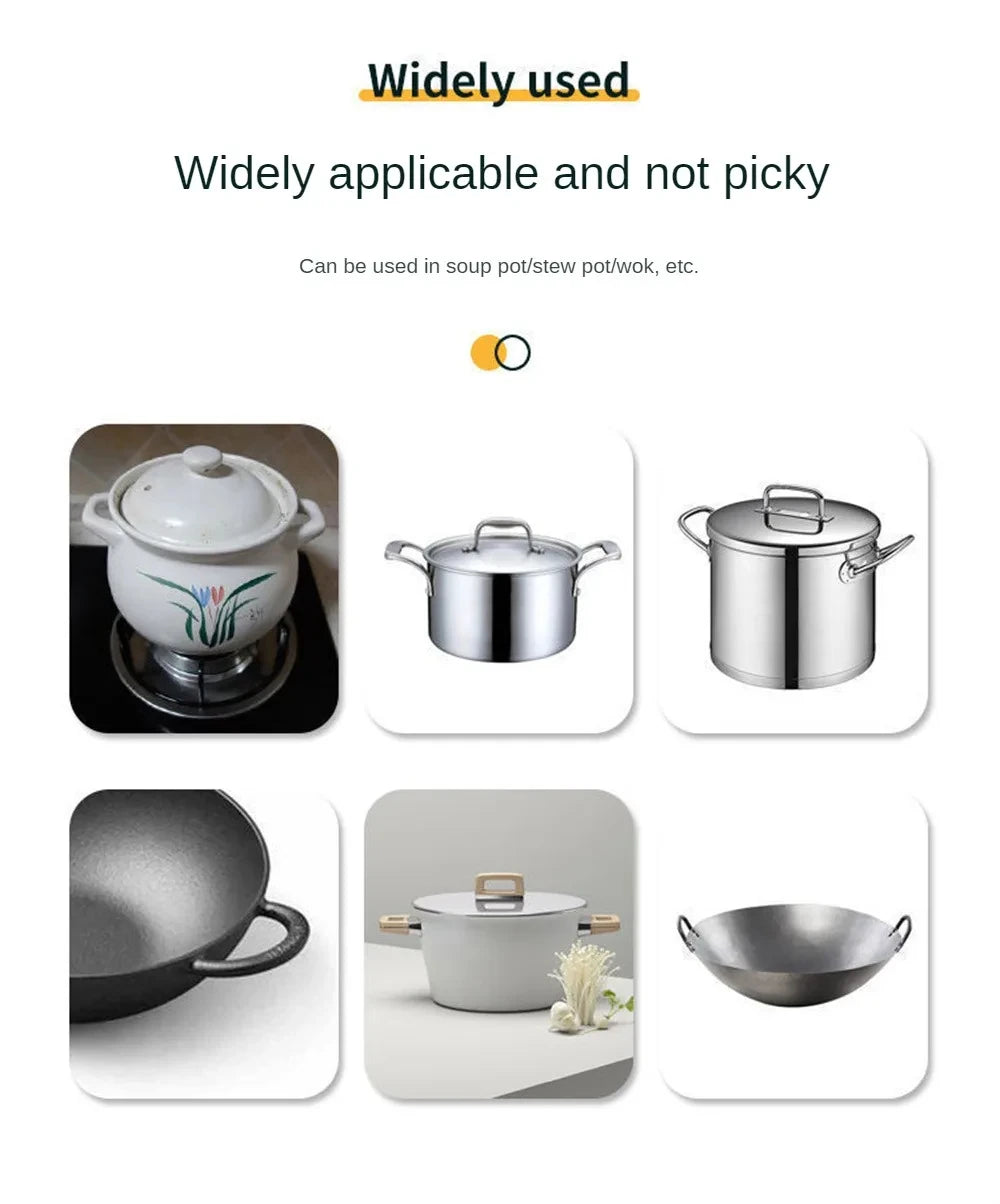 Capa de Silicone para Cabo de Panela – 2 ou 8 Peças Antiderrapantes e Isolantes de Calor para Panelas, Caçarolas e Vaporizadores