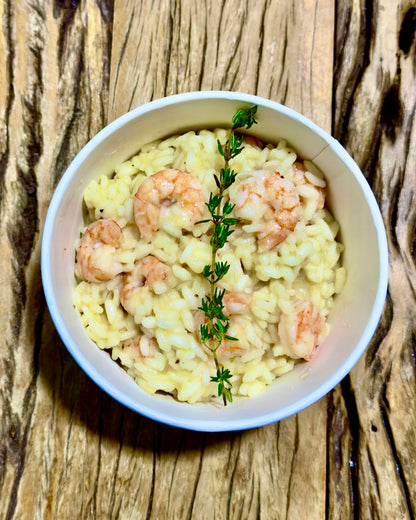 Risoto de camarão Nahterra