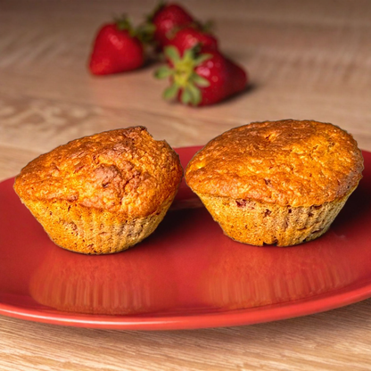 Muffin de Morango Vegano Nahterra